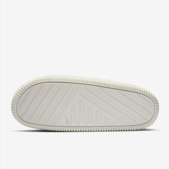 Nike Calm Women's Slides Sandals DX4816 Comfort Cushion White - Picture 7 of 10